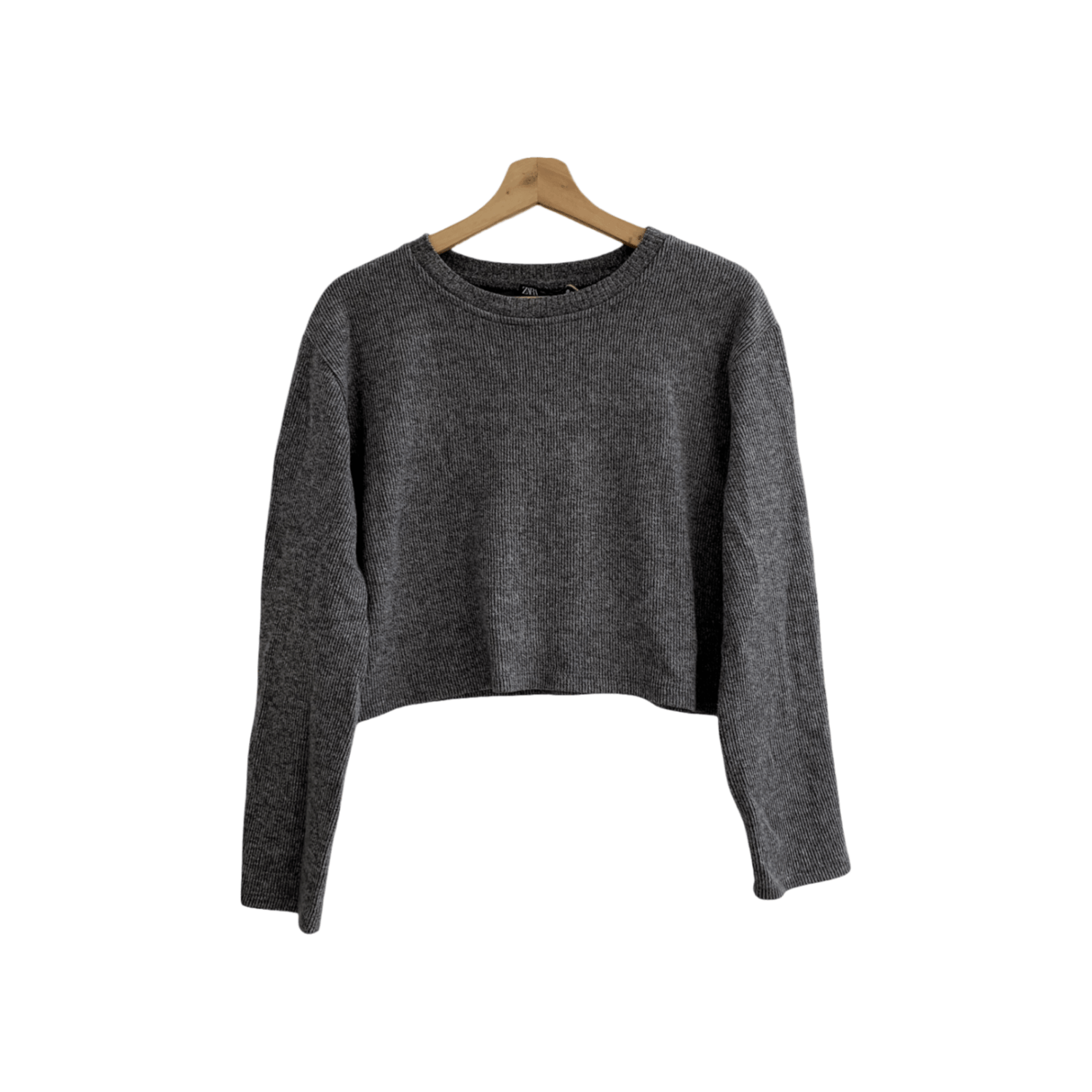 Chompa crop zara - L
