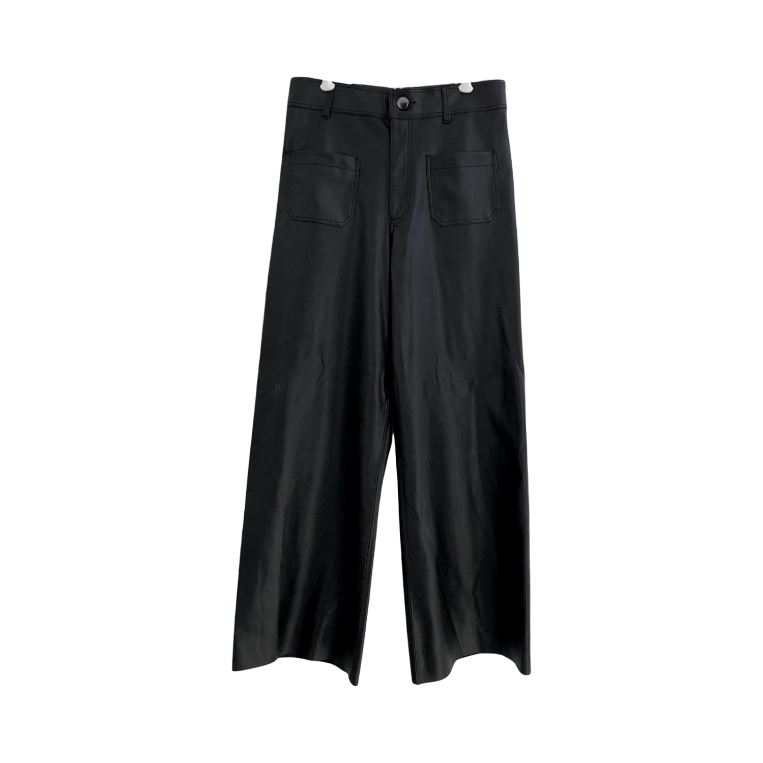 Pantalón wide leg cuerina - 8(30)
