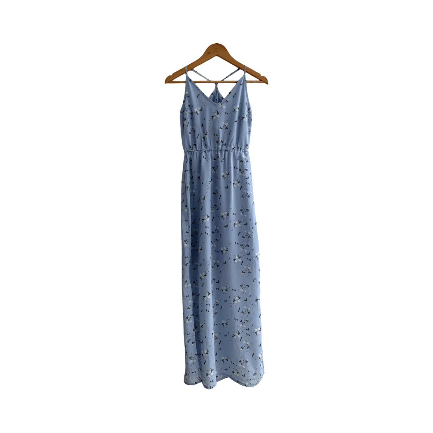 Vestido celeste flores - EUR34(XS)