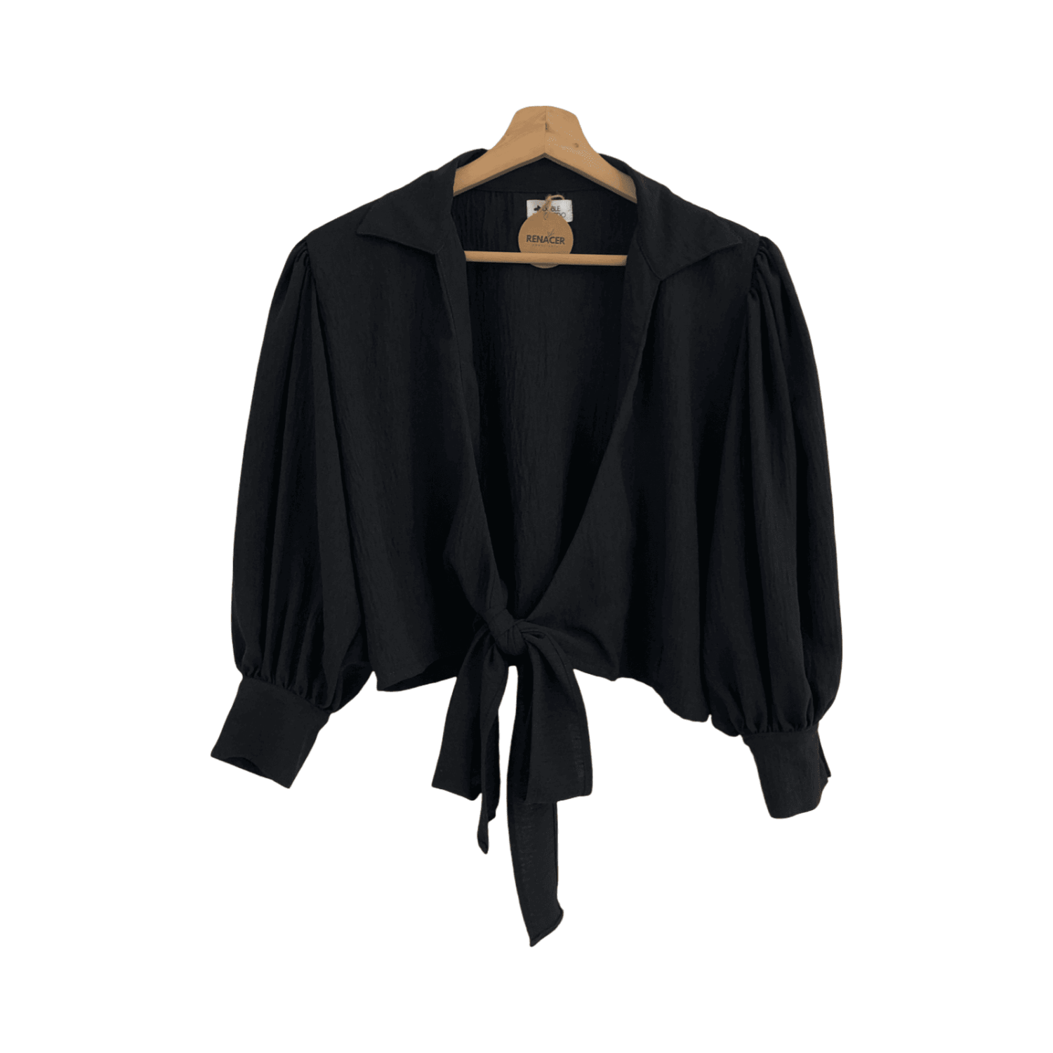 Blusa Negra Doble Sentido - TU