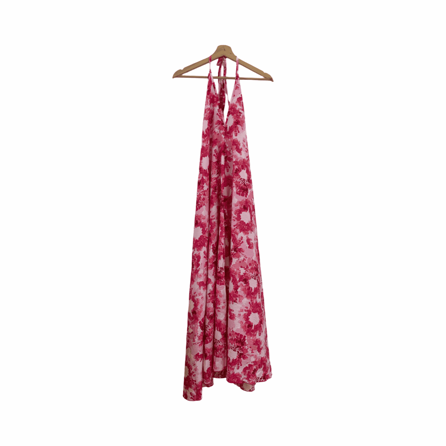 Vestido Rosado Cuello V - TU